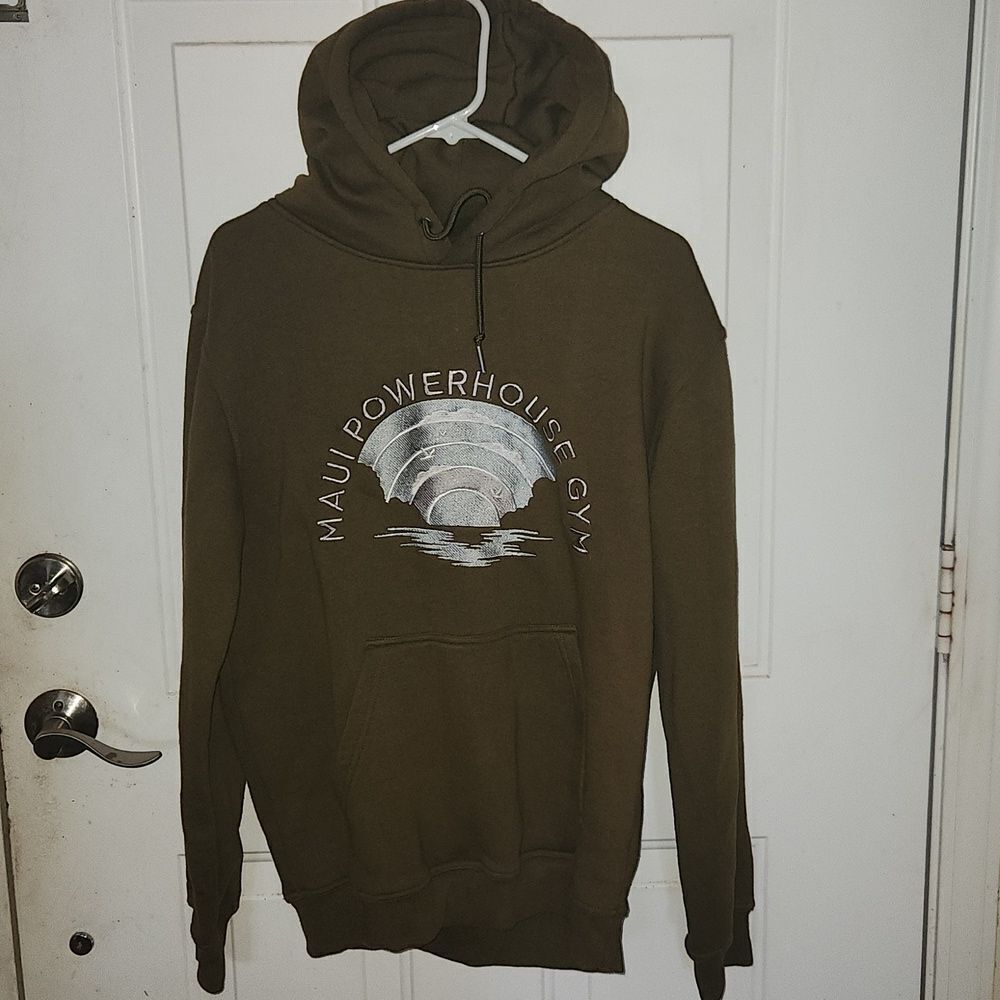Maui Powerhouse Gym Hoodie Sweatshirt L